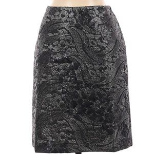 Metallic Ann Taylor Skirt